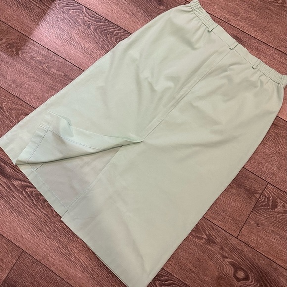 Dan Joyce Vintage Maxi Mint Green  Pencil Skirt 14 - Picture 10 of 11
